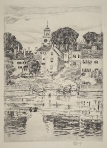 The Church Tower, Portsmouth by Childe Hassam