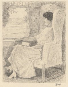 The Georgian Chair by Childe Hassam