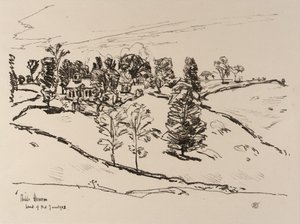 The Little School House, Land of Nod by Childe Hassam