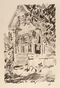 The Service Flag by Childe Hassam