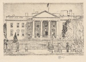 The White House by Childe Hassam