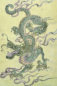 A Chinese Dragon by Chinese School