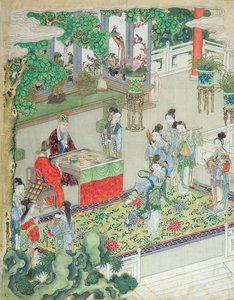 A Chinese Mandarin being Entertained