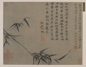 A Spray of Bamboo, Possibly Qing Dynasty