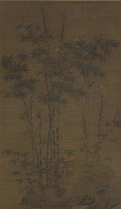 Bamboo and Sparrows by Chinese School