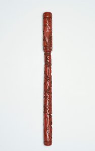 Carved Brush and Cover, Chinese, 16th century by Chinese School