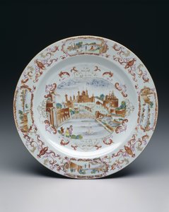Charger, c.1740-50 by Chinese School