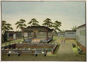 Garden Scene, c.1820-40 by Chinese School
