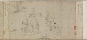 Illustrations of Seventh Month from the Odes of Bin by Chinese School