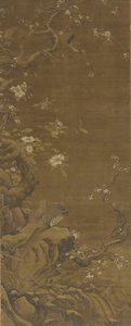 Pheasants and Snow-Covered Plum Blossoms, Ming or Qing Dynasty