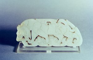 Plaque in the form of a tiger, Han Dynasty (206-220)
