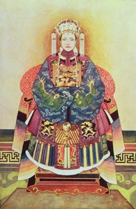 Portrait of Tzu Hsi, the Empress Dowager