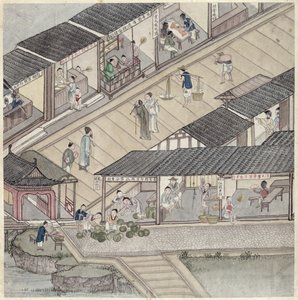 View of a Market in China