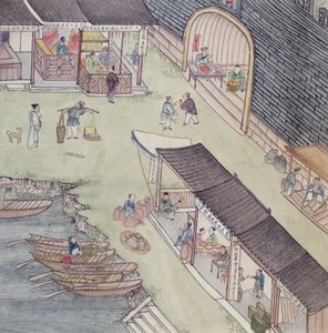 View of a Market in China