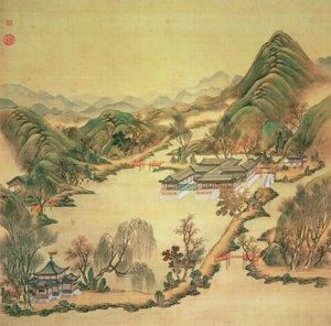View of the Summer Palace, Peking by Chinese School