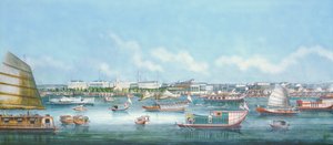 View of the Waterfront at Canton, c.1855