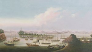 Whampoa Anchorage by Chinese School