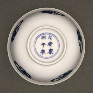 Underside of a Bowl, Kangxi mark and period 1662-1722
