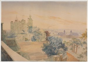 The Royal Observatory Looking Downhill
