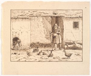 Illustration to St. St. Blicher, The Three Holy Evenings