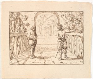 Illustration to St. St. Blicher, The Three Holy Evenings