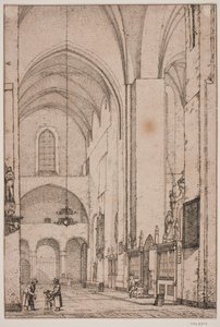View of the Interior of the Northern Transept of Aarhus Cathedral