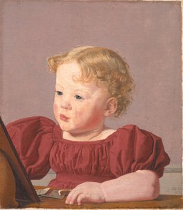 Ida Thiele, the Future Mrs. Wilde, as a Child by Christen Købke