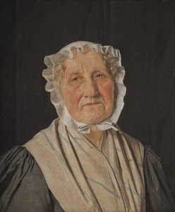 Portrait of Inger Margrethe Høyen, née Schrøder, the Mother of the Art Historian N.L. Høyen by Christen Købke
