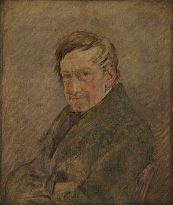 Portrait of the Animal Painter C.D. Gebauer by Christen Købke