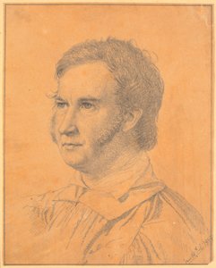 Portrait of Jacob Georg Købke (justice council, diocesan physician in Nykøbing F.) by Christen Købke
