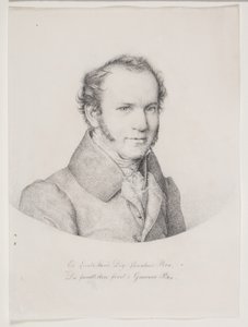 Portrait of Niels Schyth by Christen Købke