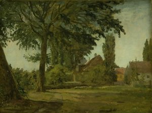 View of Falkonerallé outside Copenhagen by Christen Købke