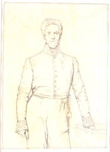 Amtmand, Chamberlain Jens Andreas Graah (1787-1873) by Christen Købke