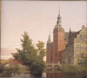 Frederiksborg Castle Seen from the Northwest by Christen Købke