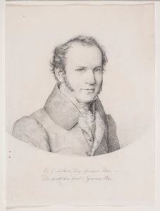 Portrait of Niels Schyth by Christen Købke