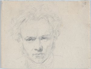 Portrait of the Sculptor Hermann Ernst Freund by Christen Købke