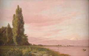 View of the Bay near the Copenhagen Limekiln Looking North. A Quiet Summer Afternoon by Christen Købke