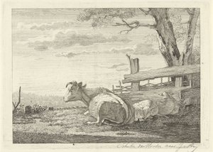 Resting Cattle in a Landscape