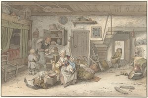 Interior with Peasant Family