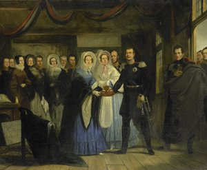 The Princess of Orange Receiving Alexander II by Christiaan Julius Lodewyck Portman