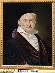 Portrait of the Mathematician, Astronomer and Physicist Carl Friedrich Gauss