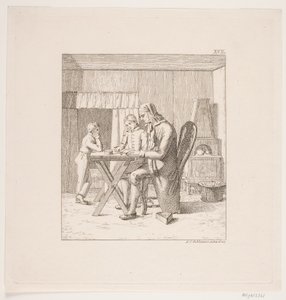 Teacher and Two Boys by Christian Andreas Schleisner