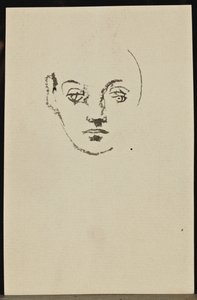 Study of a Face by Christian Bérard