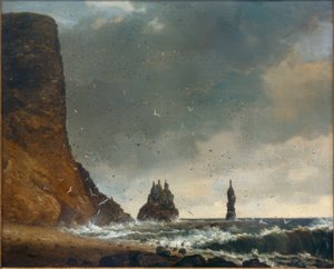 Rocky Coastal Landscape in Iceland