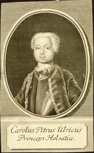 Portrait of the Duke Karl Peter Ulrich of Holstein-Gottorp, 1734