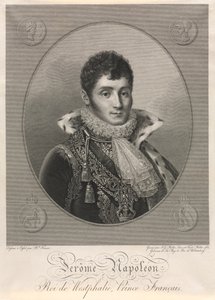 Jerome Napoleon, King of Westphalia, French Prince by Christian Friedrich Muller
