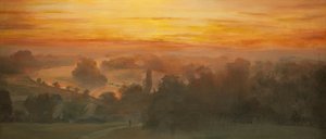 Orange Skies - Thames from Richmond Hill, Sunset, 2012