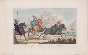 Life-Guards Cossack, Officer and Cossack