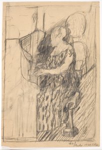 Woman at the Piano by Christian Kongstad Petersen