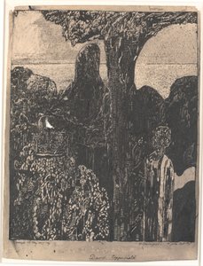 Visiting Her Aunt, Miss Betsey Trotwood, Dover by Christian Kongstad Petersen